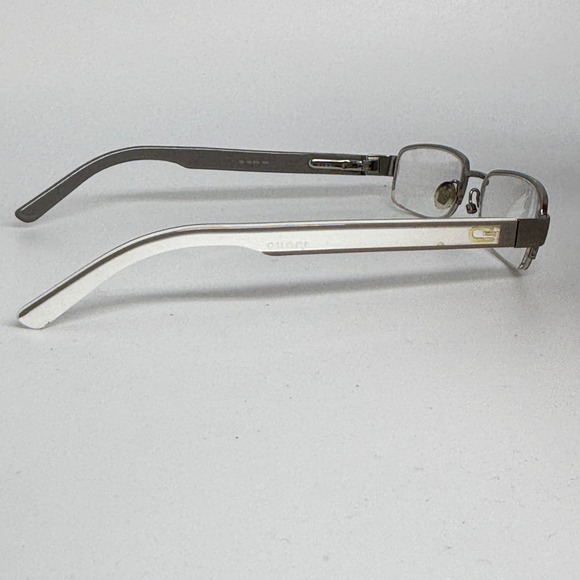 Gucci GG 1843 GSU Eyeglasses Metal half-Rimless Frame Made in Italy Women 21193 - Picture 6 of 10